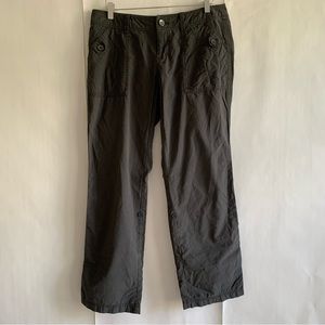Marmot Delaney Trek Pants Capri Convertible Leg Dark Gray